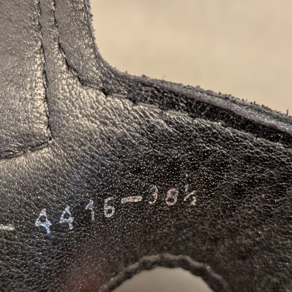 Pedro Garcia Chunky Metallic Heel in Black Suede - Picture 11 of 12